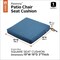 Classic Accessories Ravenna Water-Resistant 19x19x3" Patio Seat Cushion, Empire Blue 62-008-EMBLUE-EC - alternate 7